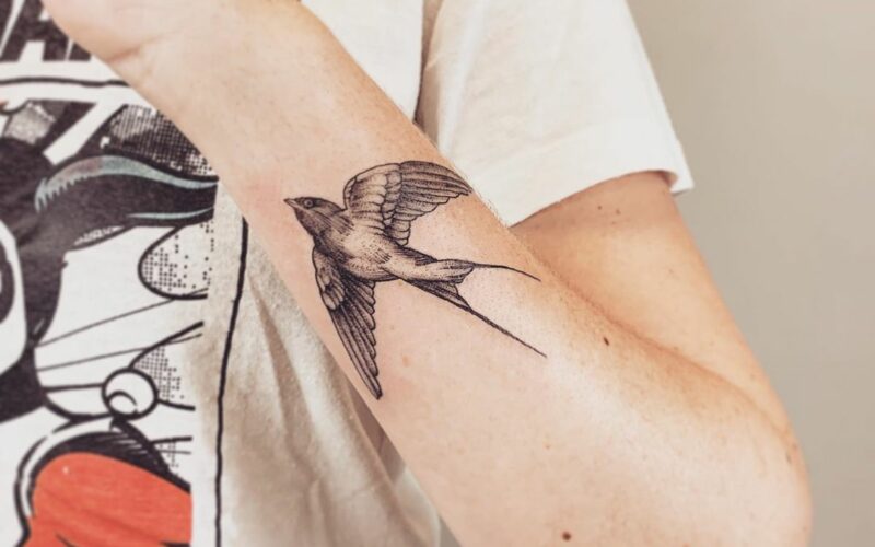 A Andorinha na Tatuagem: Simbologia e Significado