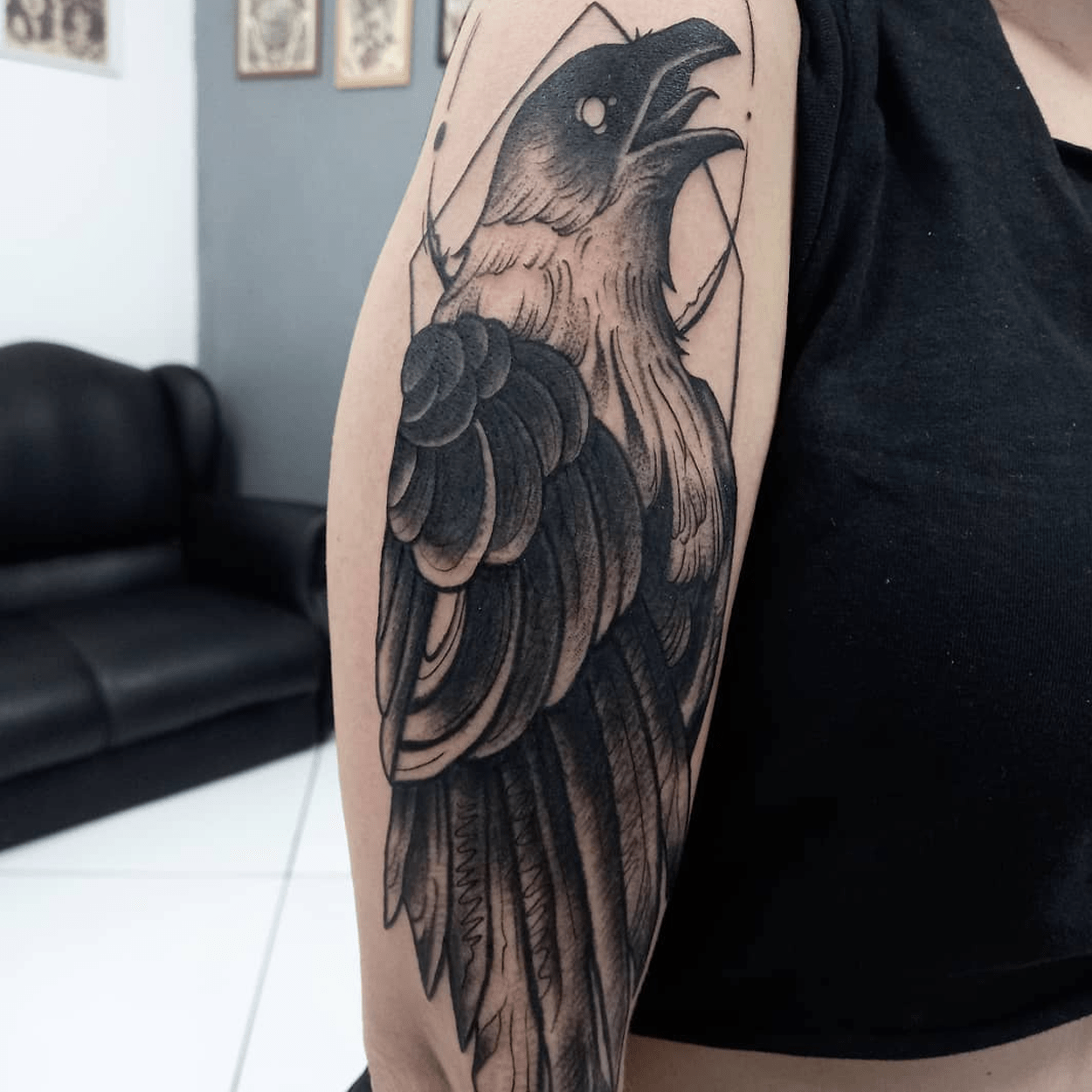 Significado da tatuagem de corvo