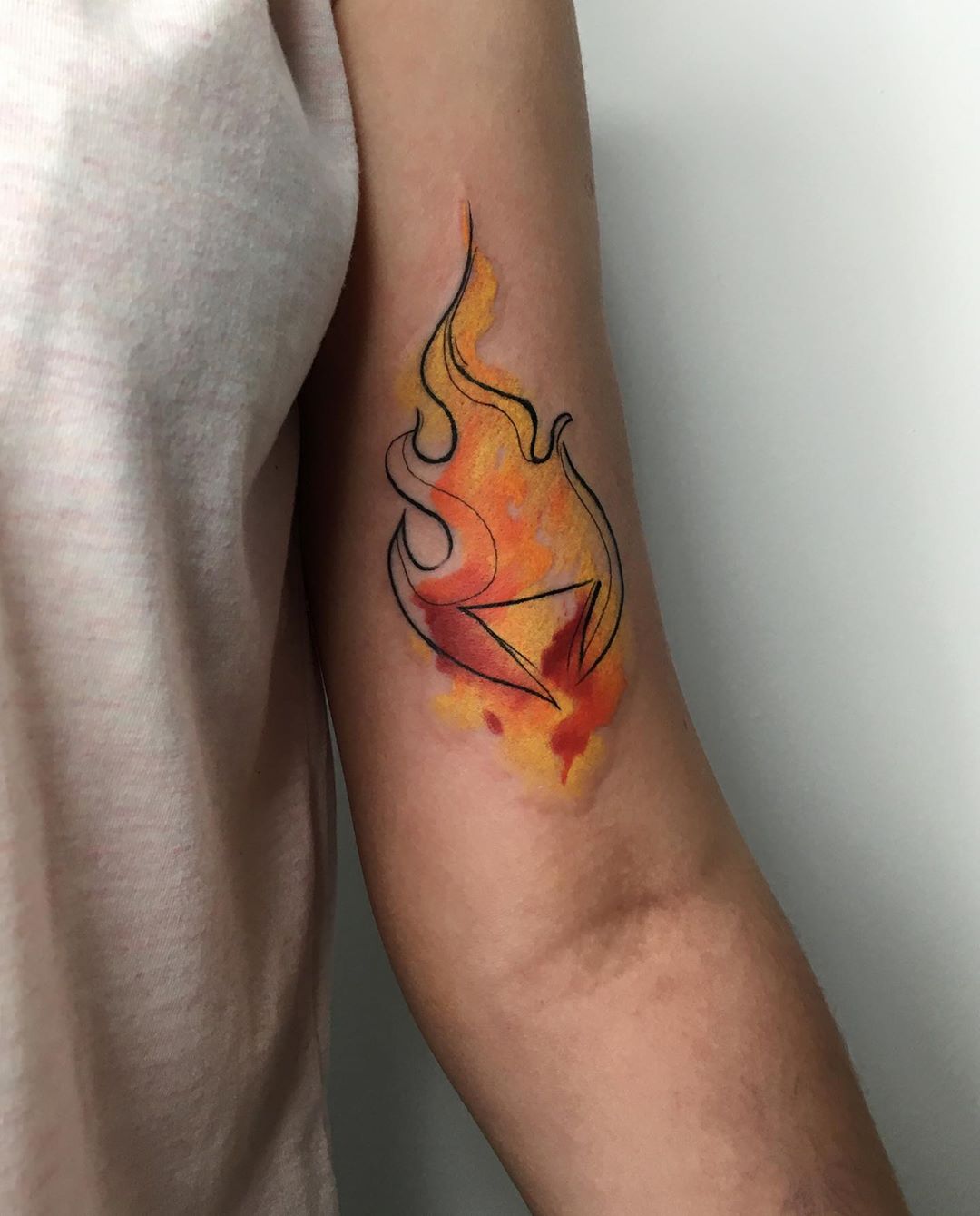 Significado da tatuagem de fogo