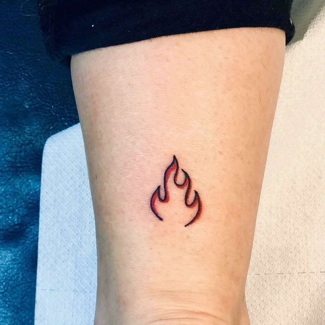 Significado da tatuagem de fogo